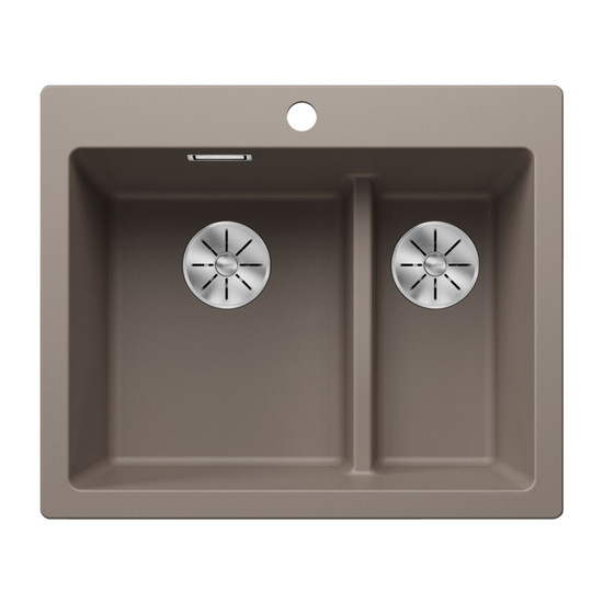 Blanco Pleon 6 Split Tartufo 615x510mm silg.mosogató exct.nélk. 521696 Blanco Pleon 6 Split Tartufo 615x510mm silg.mosogató exct.nélk. 521696