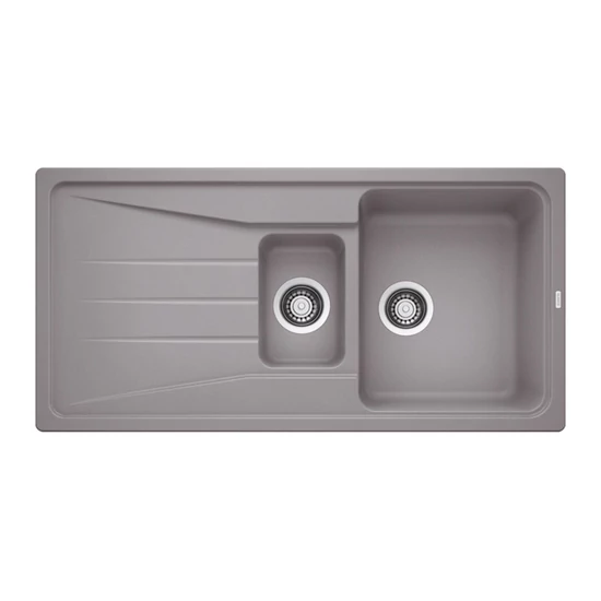 BlancoSona 6S Alumetal 1m+gyüm.+cs. silgránit 1000x500mm PD ext.nélkül
