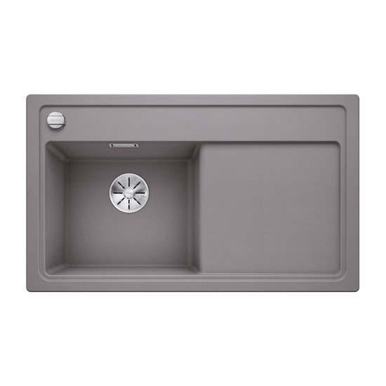 Blanco Zenar 45S Alumetál 860x510/190mm 1med+csep. Silgránit mosogató balos fa tartozék exc. 523842