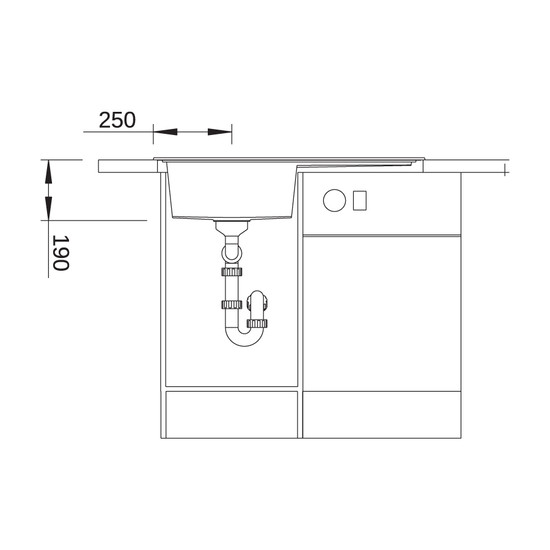 Blanco Zenar 45S Alumetál 860x510/190mm 1med+csep. Silgránit mosogató balos fa tartozék exc. 523842