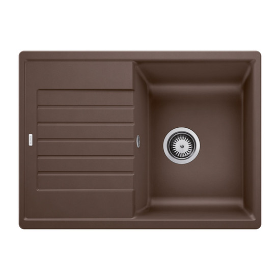 Blanco Zia 45S Compact Kávé 1m+cs. Silgránit mosogató 680x500mm ext.nélk. 524730