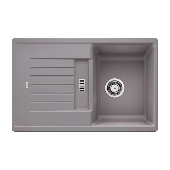 Blanco Zia 45S Alumetál 1m+cs. Silgránit mosogató 780x500mm ext.nélk. 514725