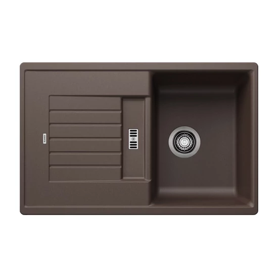 Blanco Zia 45S Kávé 1m+cs. Silgránit mosogató 780x500mm ext.nélk. 515070