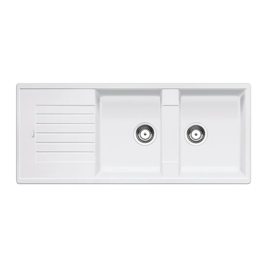 Blanco Zia 8S Fehér 2m+cs. Silgránit mosogató 1160x500mm ext.nélk. 515597