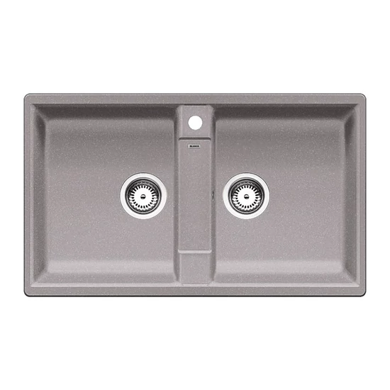 Blanco Zia 9 Alumetál 2mély. Silgránit mosogató 860x500mm ext.nélk. 516677