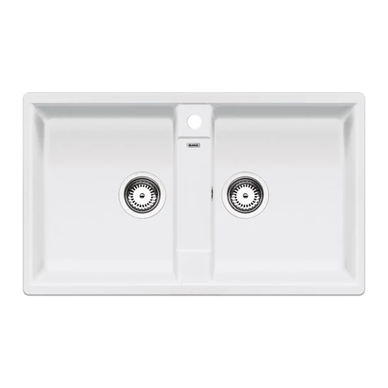 Blanco Zia 9 Fehér 2mély. Silgránit mosogató 860x500mm ext.nélk. 516678