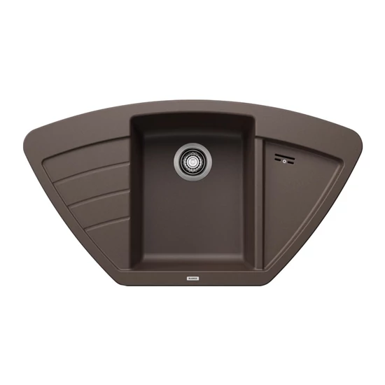 Blanco Zia 9E Kávé 1mély+cs. sarok Silgránit mosogató 930x510mm exc. nélk. 515074