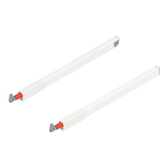 Blum TandemBox Antaro ZRG.337 400mm Selyemfehér korlát