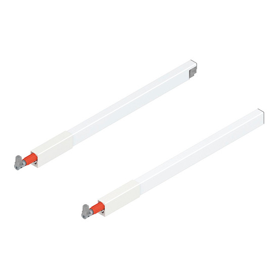 Blum TandemBox Antaro ZRG.337 400mm Selyemfehér korlát