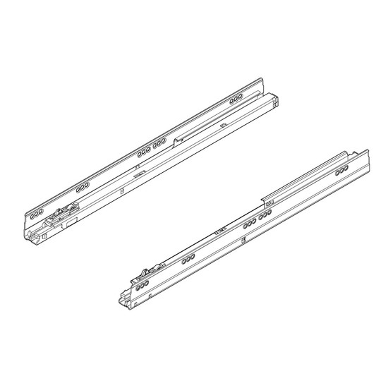 Blum TandemBox Tip-On Blumotion 576.6501M 650mm korpuszsín 65kg