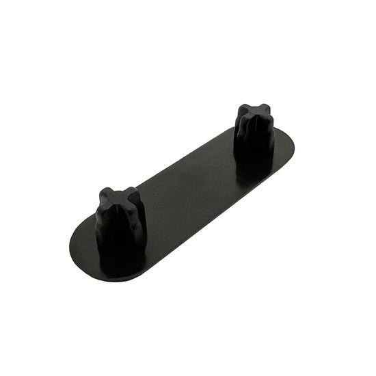 Bútortalp 2 csapos 50x16mm Fekete