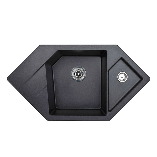 Diamond XGranit Fekete mosogató 960x510/200/45mm 190590 Diamond XGranit Fekete mosogató 960x510/200/45mm 190590