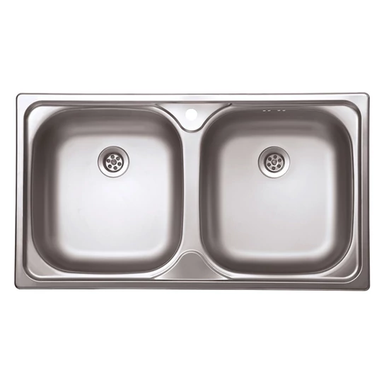 Evido Flex Duo rozsdamentes mosogató 780x435mm-01