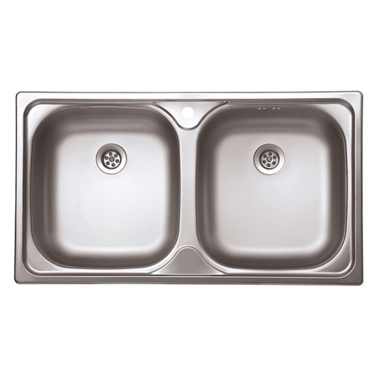 Evido Flex Duo rozsdamentes mosogató 780x435mm
