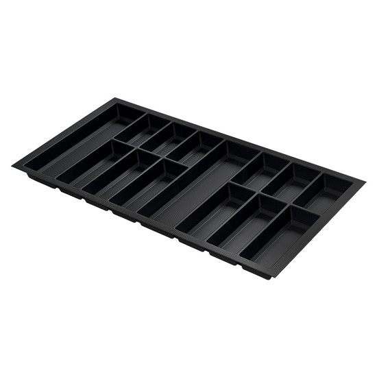 Evőeszköztartó Classico Kristall softTouch 100 (922x474 mm) fekete Evőeszköztartó Classico Kristall softTouch 100 (922x474 mm) fekete