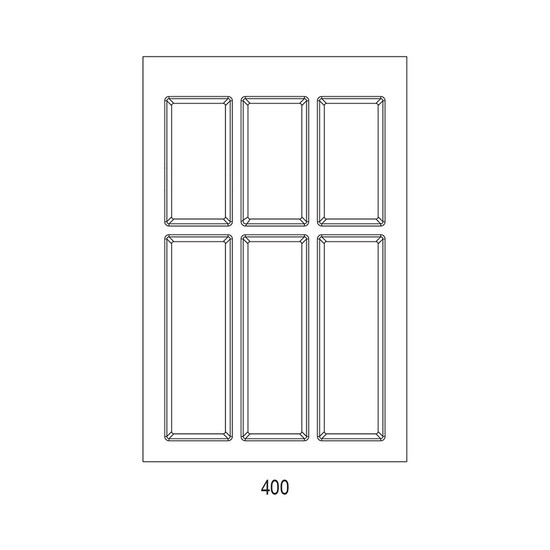 Evőeszköztartó Classico Kristall softTouch 40 (322x474 mm) fekete Evőeszköztartó Classico Kristall softTouch 40 (322x474 mm) fekete