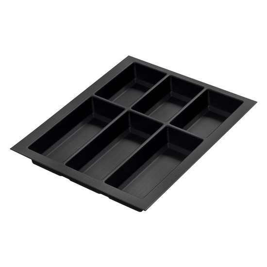 Evőeszköztartó Classico Kristall softTouch 45 (372x474 mm) fekete
