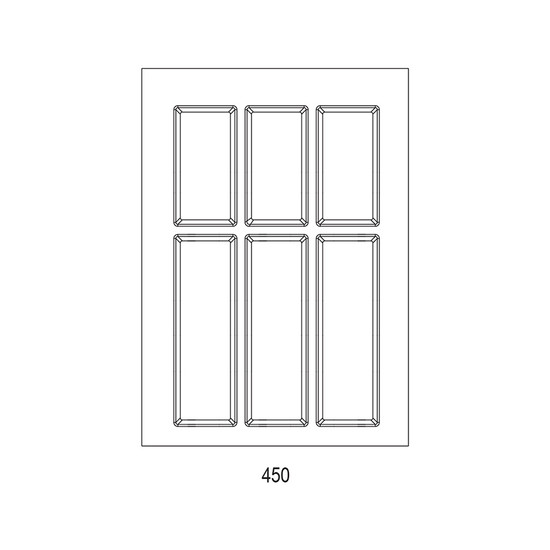 Evőeszköztartó Classico Kristall softTouch 45 (372x474 mm) fekete