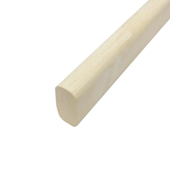 Fa vállfatartó rúd Kőris 860x40x20mm