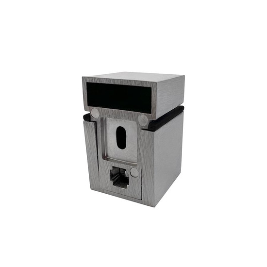 Fali polctartó 30x30x44mm Inox