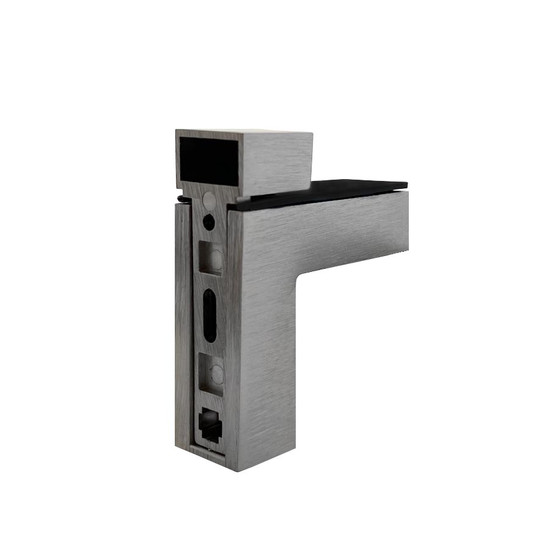 Fali polctartó T 73x67x26mm Inox Befogó méret 4-45mm Fali polctartó T 73x67x26mm Inox Befogó méret 4-45mm
