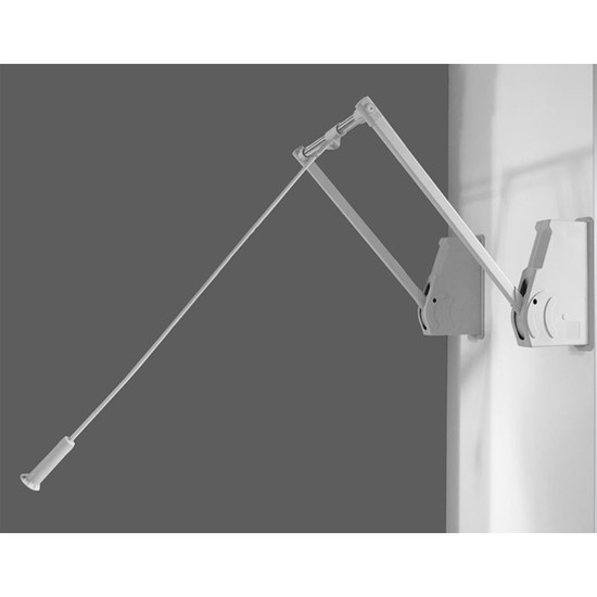 Gardróblift 800/A Falra szerelhető 750-1150mm 10kg Szürke-Króm Gardróblift 800/A Falra szerelhető 750-1150mm 10kg Szürke-Króm
