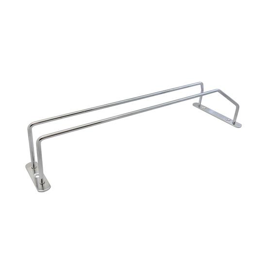Fémrács H604A talpas pohártartó 1 soros 105x70x340mm Króm Fémrács H604A talpas