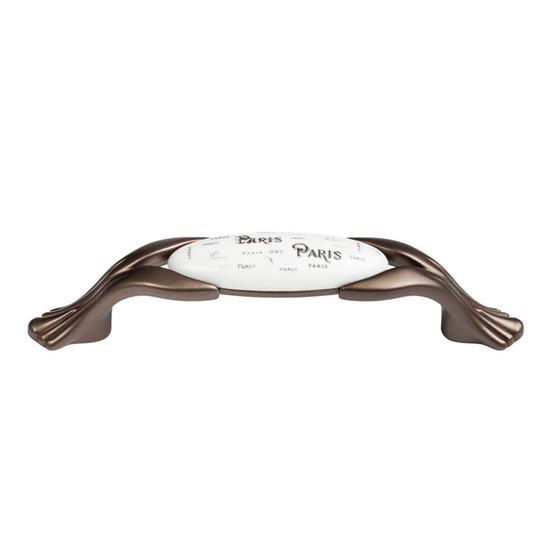 Fogantyú M95.00.q4.g7g Barna-Paris 96mm