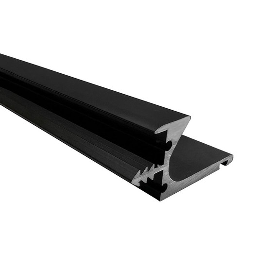 Fogantyú profil L007 Fekete 40x20x3000mm UKW-5 Fogantyú profil L007 Fekete 40x20x3000mm UKW-5