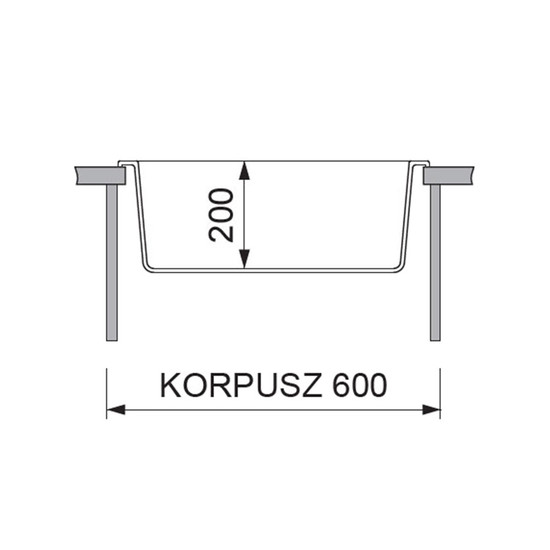 GRAWA PT5-5610S SZAHARA gránit mosogató 560x500mm