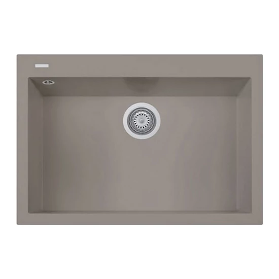 GRAWA PT5-7610T SÖTÉT HOMOK gránit mosogató 760x500mm-01