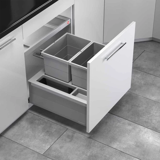 Szelektív Hulladékgyűjtő Hailo Separato-K 600mm 2x20l