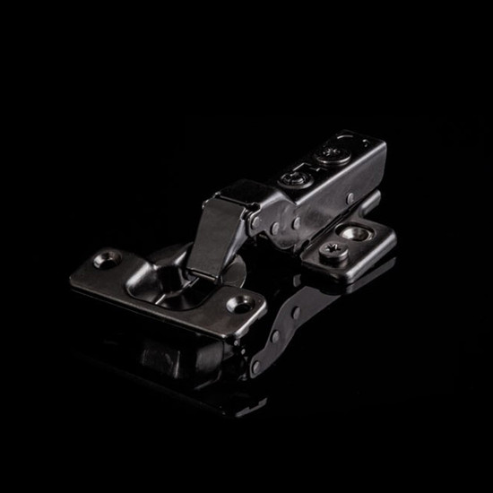 Kivetőpánt HB-203 Black +105° Félig ráütődő pánt - Beépített fékkel Kivetőpánt HB-203 Black +105° Félig ráütődő pánt - Beépített fékkel