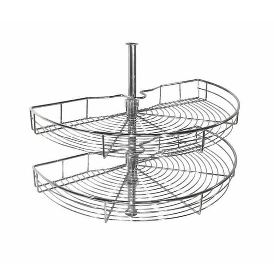 Konyhai fémrács StrongWire forgókosár 1/2 rúddal 800-900 sarokszekrényhez Konyhai fémrács StrongWire forgókosár 1/2 rúddal 800-900 sarokszekrényhez