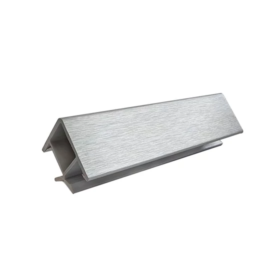 Lábazatsarok 90 fokos 100mm Szálcsiszolt aluminium 352L-01