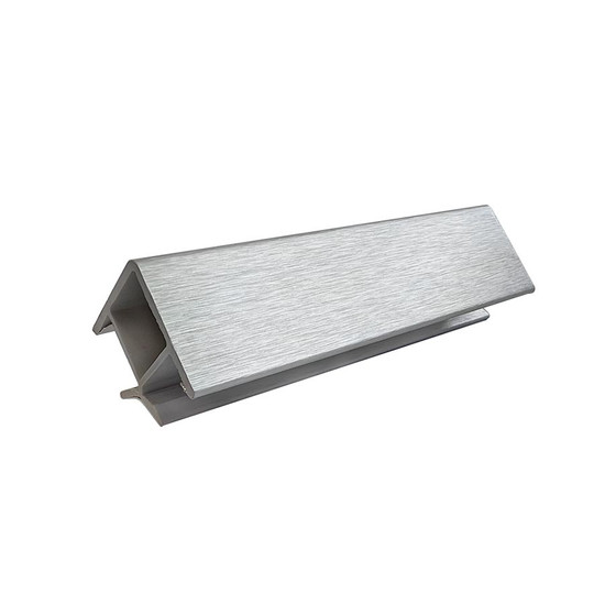 Lábazatsarok 90 fokos 100mm Szálcsiszolt aluminium 352L Lábazatsarok 90 fokos 100mm Szálcsiszolt aluminium 352L