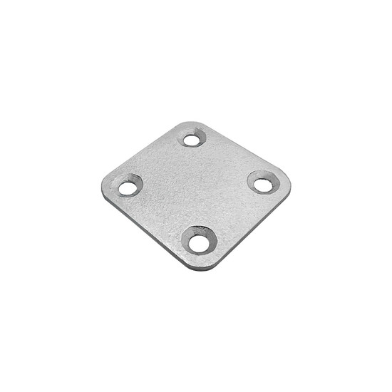 Lapos vas 4 furatos 40x40mm