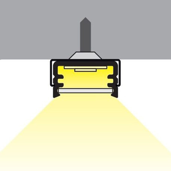 Led profil SLIM 12x7mm Alumínium 2m