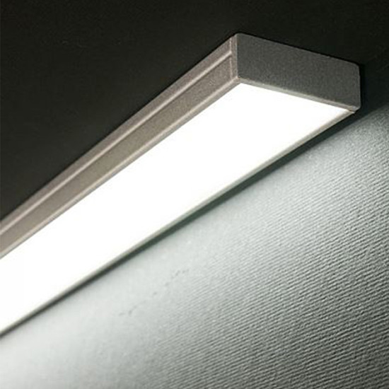 Led profil Wide 2m nyers alumínium