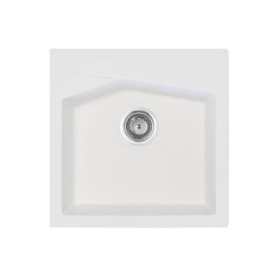 Linea 50 XGranit Fehér mosogató 500x500/200mm 189162