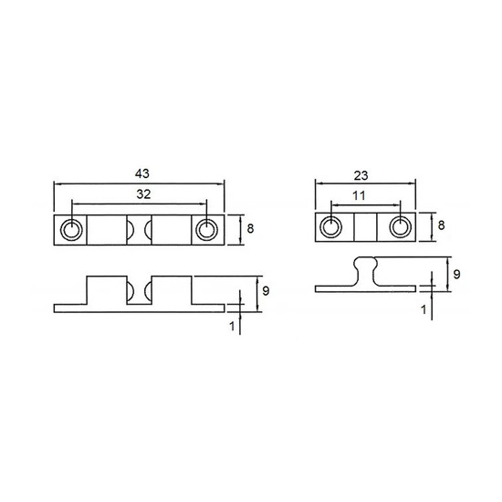 Mechanikus csappantyú MZ-0265/40-43mm Réz