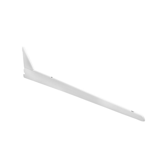 Metall fali konzol 2 soros tartókar 57cm Fehér Metall fali konzol 2 soros tartókar 57cm Fehér