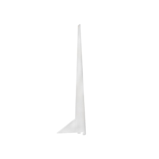Metall fali konzol 2 soros tartókar 57cm Fehér Metall fali konzol 2 soros tartókar 57cm Fehér