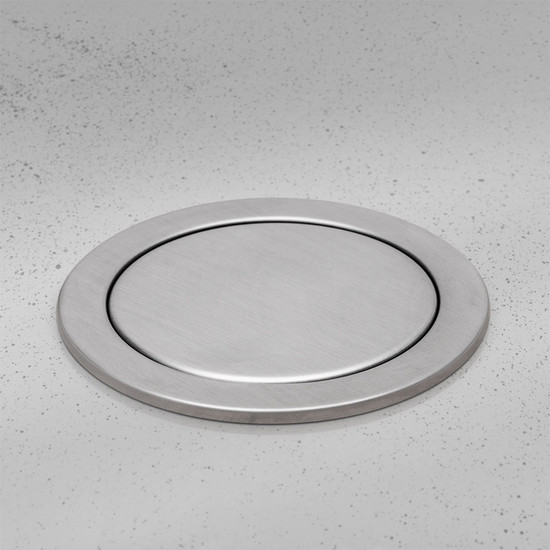 Konnektor Munkalapba süllyeszthető 3-as USB Inox