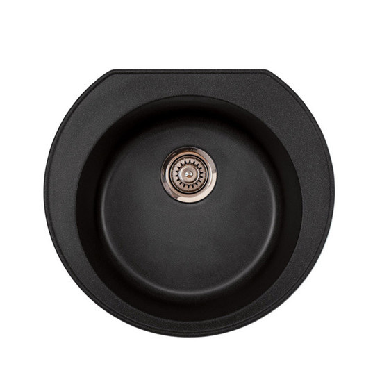 Omega XGranit Fekete mosogató 520x480/190mm 177009 Omega XGranit Fekete mosogató 520x480/190mm 177009