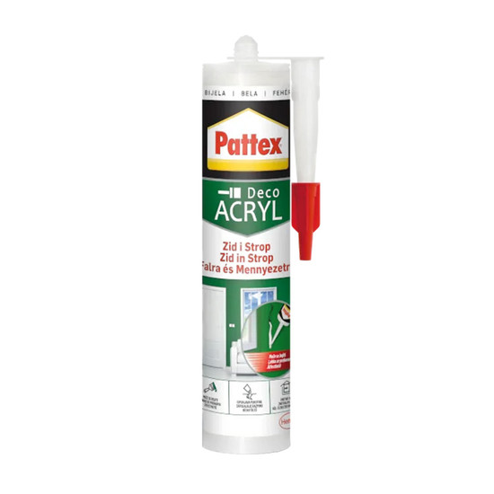 Pattex Akril fehér 300ml Rugalmas Festhető (CS7) Pattex Akril fehér 300ml Rugalmas Festhető (CS7)