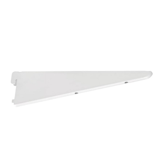 Metall fali konzol 2 soros tartókar 32cm Fehér Metall fali konzol 2 soros tartókar 32cm Fehér