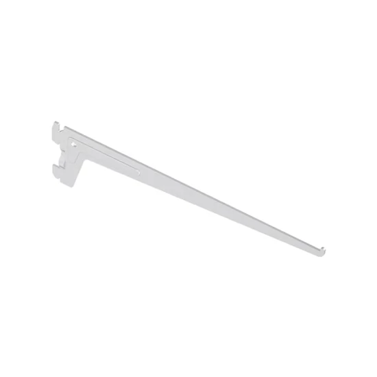 Metall fali konzol 1 soros tartókar 40cm Fehér