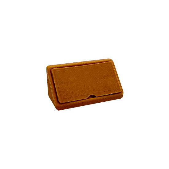 Polcrögzítő műangyag 19x19x42mm Drapp