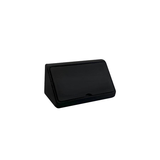 Polcrögzítő műangyag 19x19x42mm Fekete